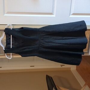 White House Black Market black embossed dress size 8